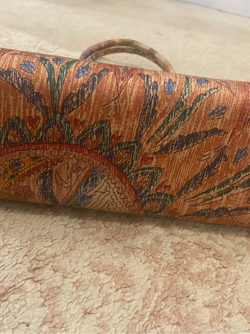Vintage Margaret Smith Purse Bag Fabric Print - Picture 3 of 8